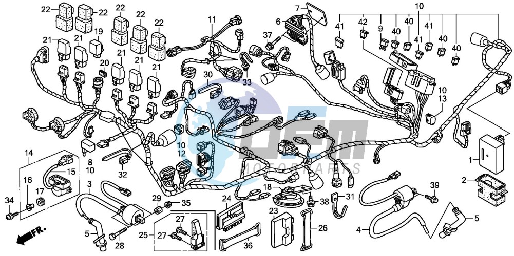 WIRE HARNESS (XL1000VA)