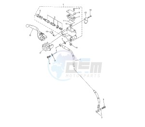 WR F 250 drawing FRONT MASTER CYLINDER