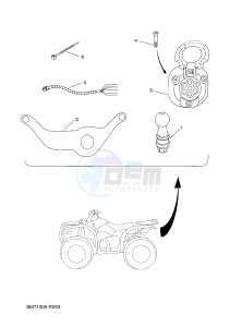 YFM450FWAD GRIZZLY 450 EPS HUNTER (BM72) drawing FRAME 1