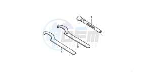 XR250R drawing SPANNER