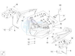 RS 125 REPLICA 4T E4 ABS (EMEA) drawing Front lights