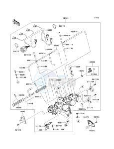 ZR 1000 A [Z1000] (A1-A3) drawing THROTTLE-- A1- -