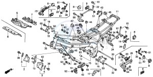 CBR600SE drawing FRAME BODY