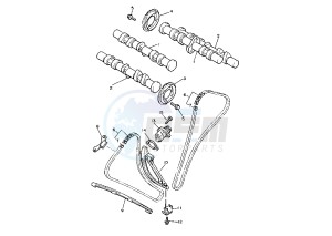 XVZ TF ROYAL STAR VENTURE 1300 drawing CAMSHAFT -CHAIN