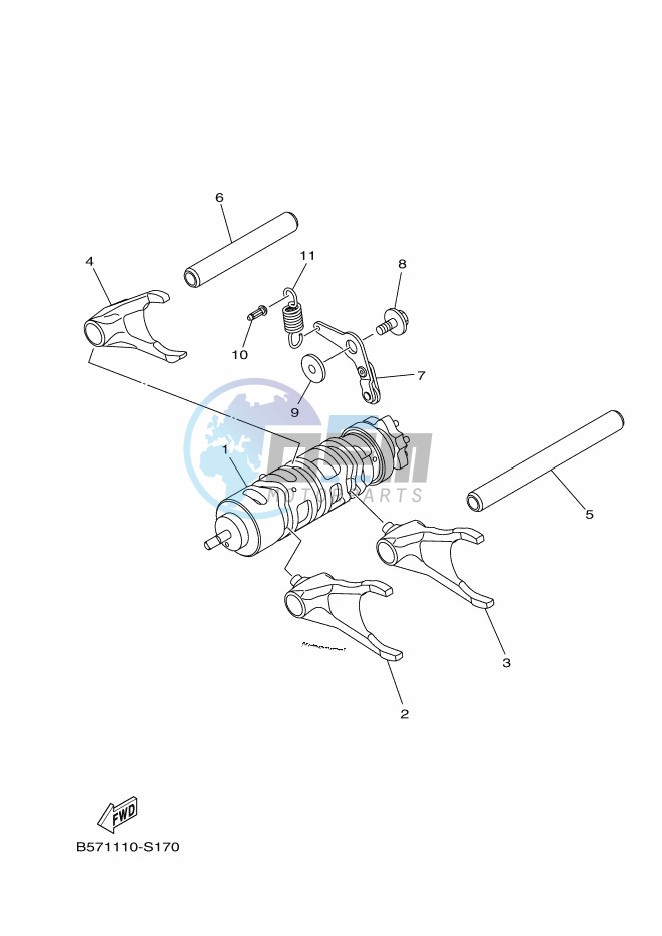 SHIFT CAM & FORK