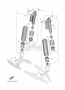 YXE1000EW YX10ERPAP (B4MN) drawing REAR SUSPENSION