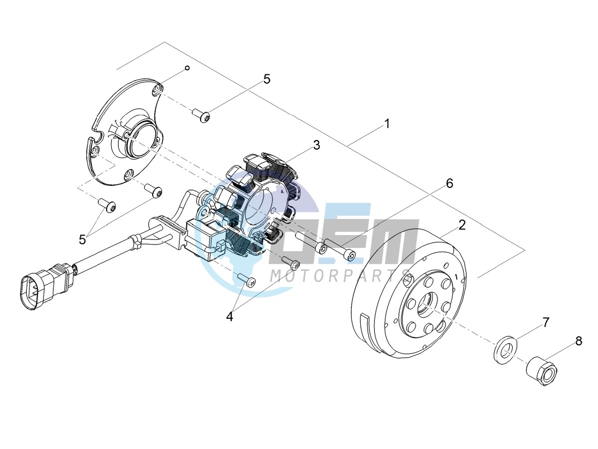 Cdi magneto assy / Ignition unit