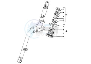 Hexagon LX-LXT 125-180 drawing Steering bearing ball tracks