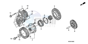 ST1300A9 UK - (E / ABS MKH MME) drawing STARTING CLUTCH