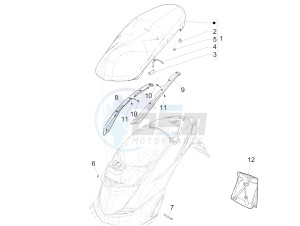 Liberty 50 iGet 4T 3V 25kmh (EMEA) drawing Saddle/seats