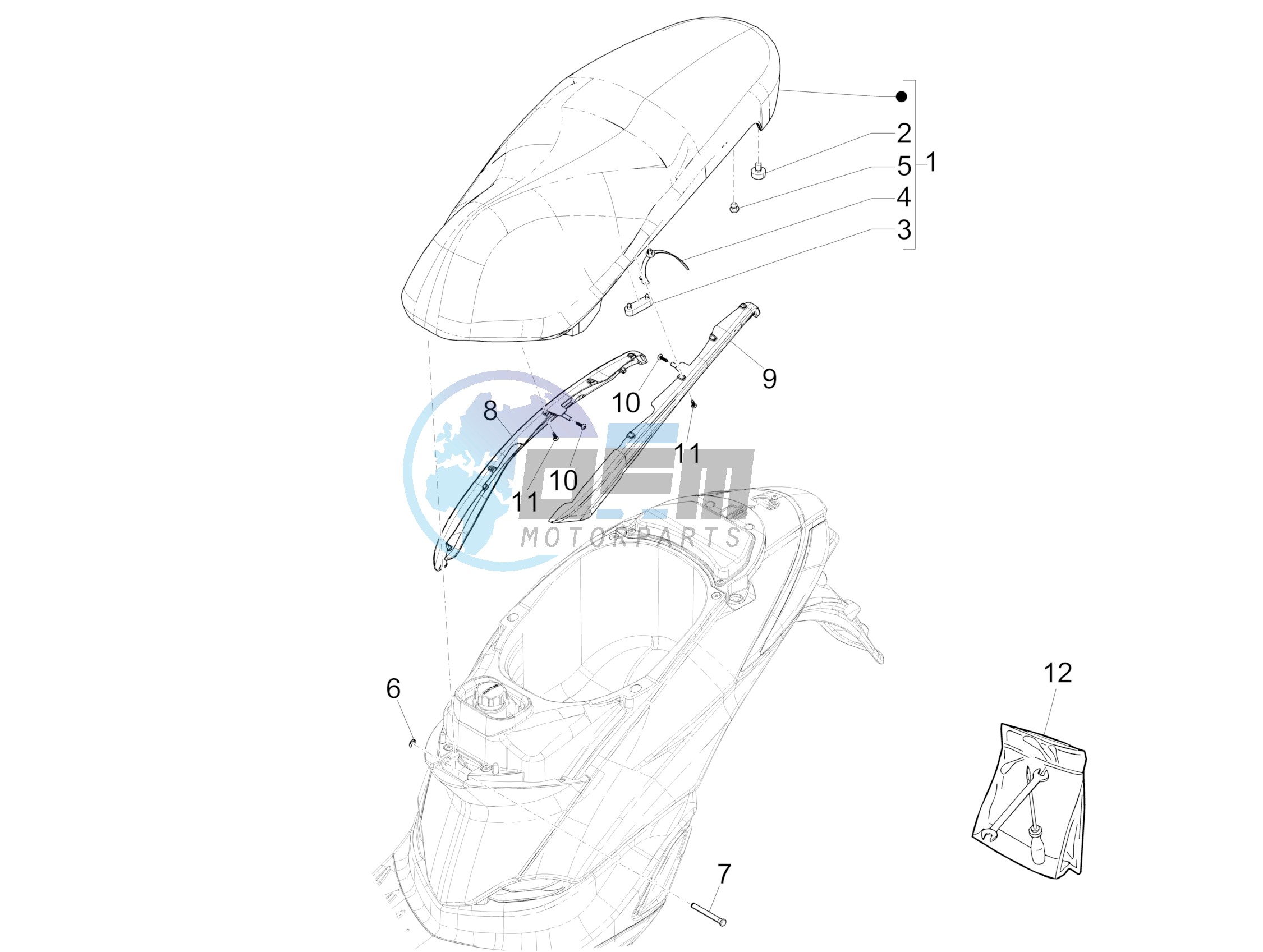 Saddle/seats