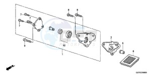 CRF70FB CRF70F ED drawing OIL PUMP