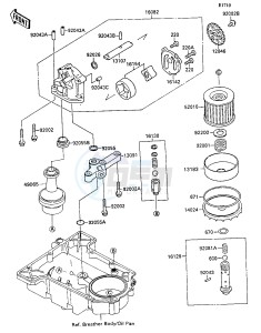 ZX 750 H [NINJA ZX-7] (H2) [NINJA ZX-7] drawing OIL PUMP_OIL FILTER