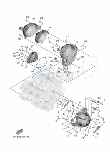 MT-09-SP MTN890D (BAMP) drawing CRANKCASE COVER 1