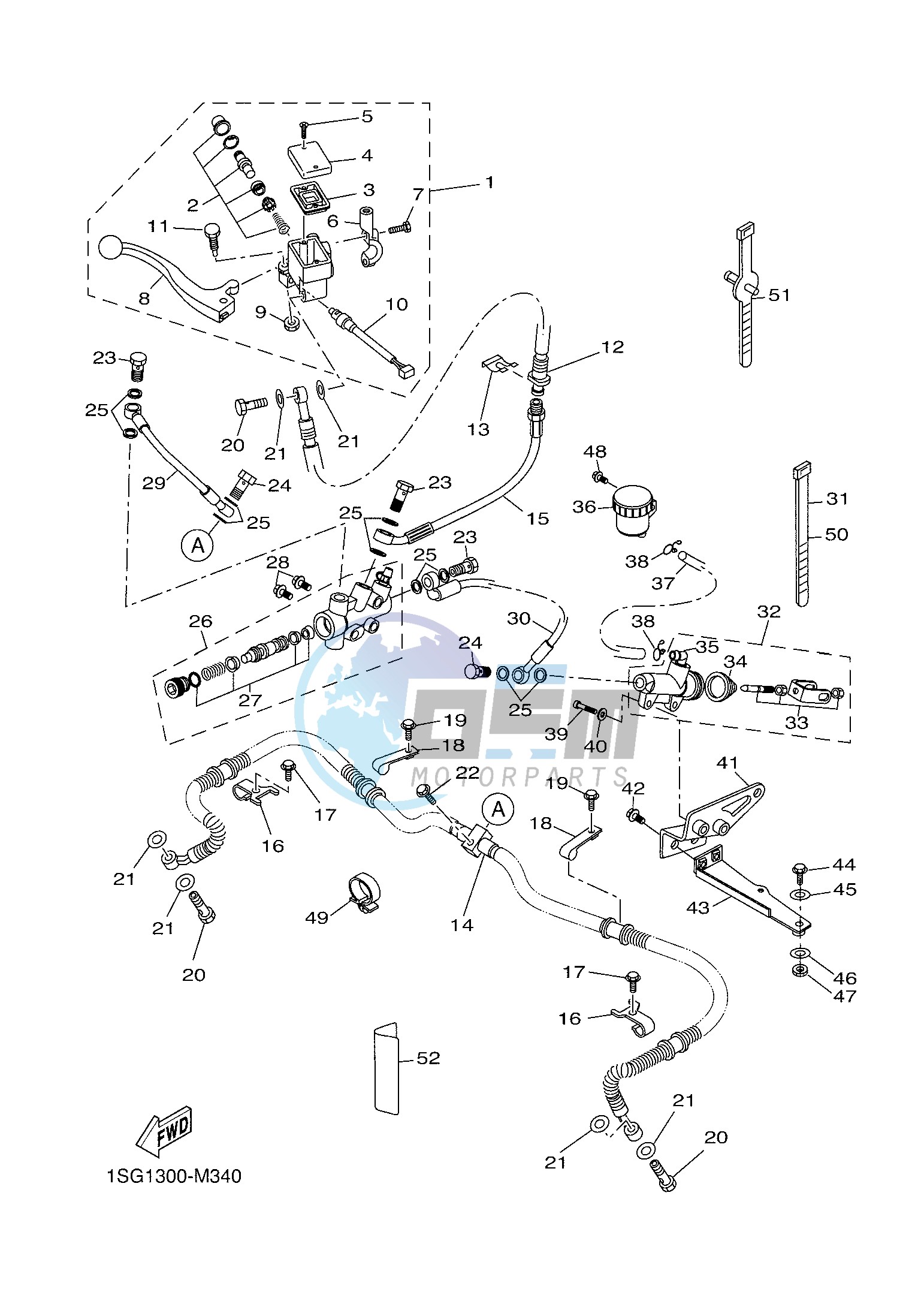 FRONT MASTER CYLINDER