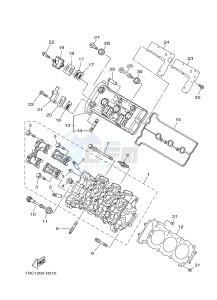 MT-09 TRACER MT09TRA TRACER 900 (2SCE) drawing CYLINDER HEAD