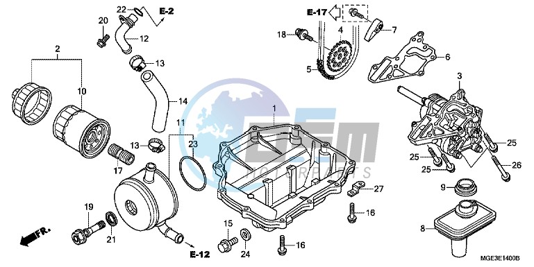 OIL PUMP (VFR1200F)