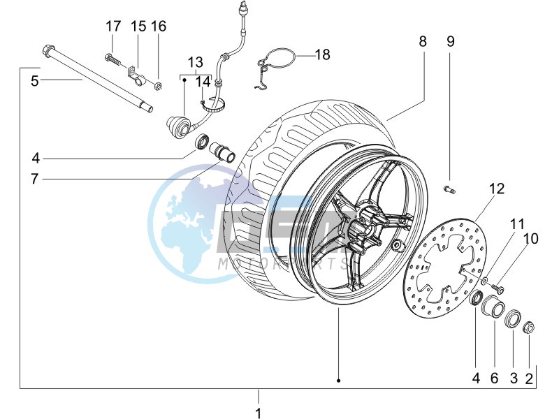 Front wheel