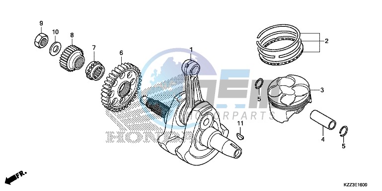 CRANKSHAFT/PISTON