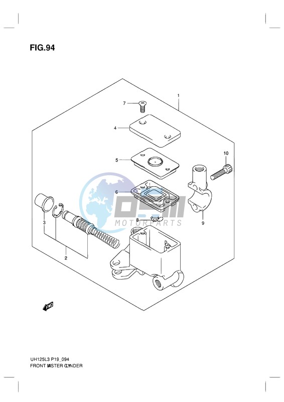 FRONT MASTER CYLINDER