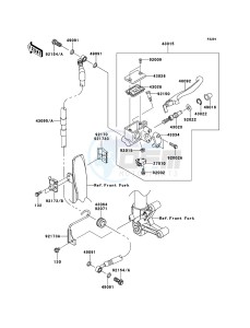 D-TRACKER_125 KLX125DBF GB XX (EU ME A(FRICA) drawing Front Master Cylinder