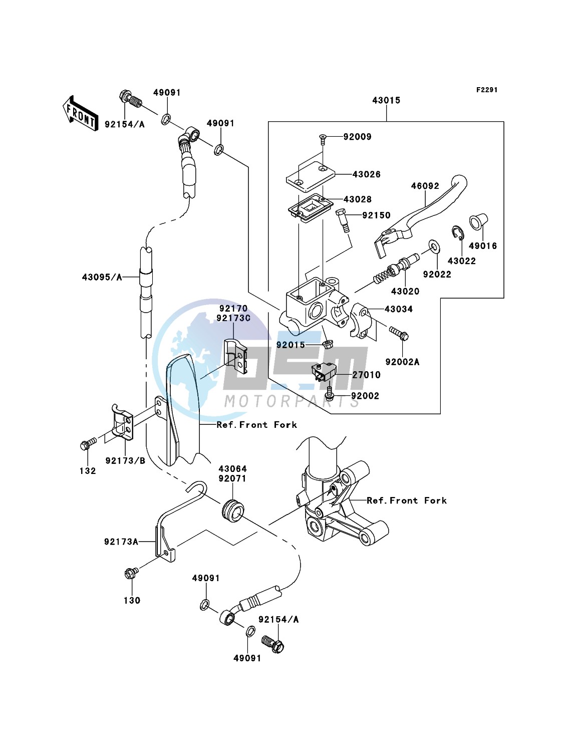 Front Master Cylinder