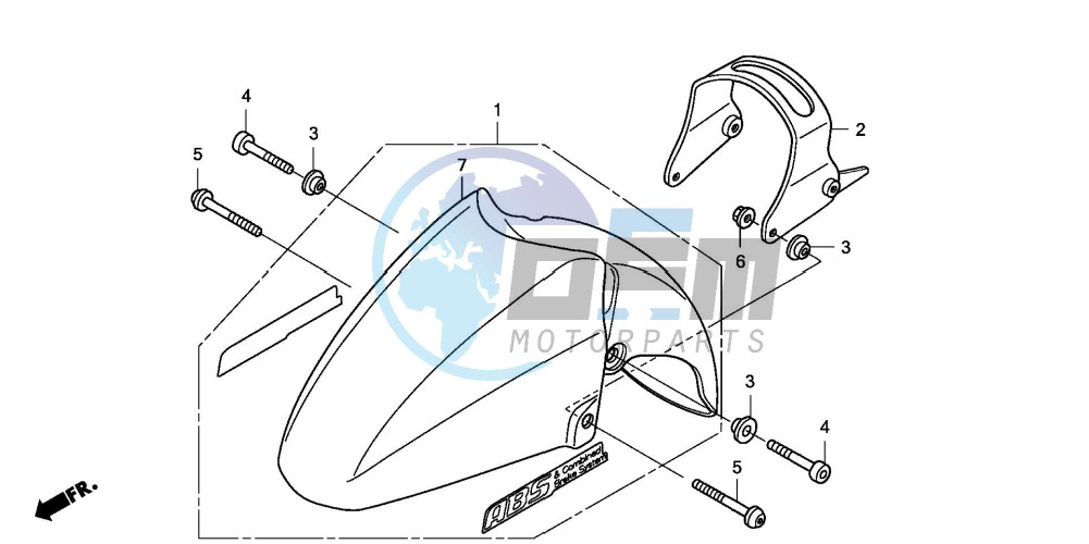 FRONT FENDER (FJS600D7/FJS600A)