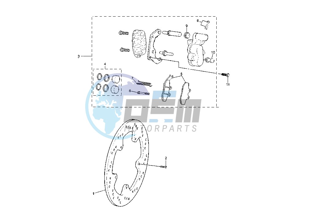 FRONT BRAKE CALIPER