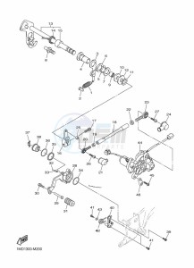 FJR1300D-AS FJR1300AS (B959) drawing SHIFT SHAFT