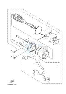 XC125R MAJESTY S (2PE1) drawing STARTING MOTOR