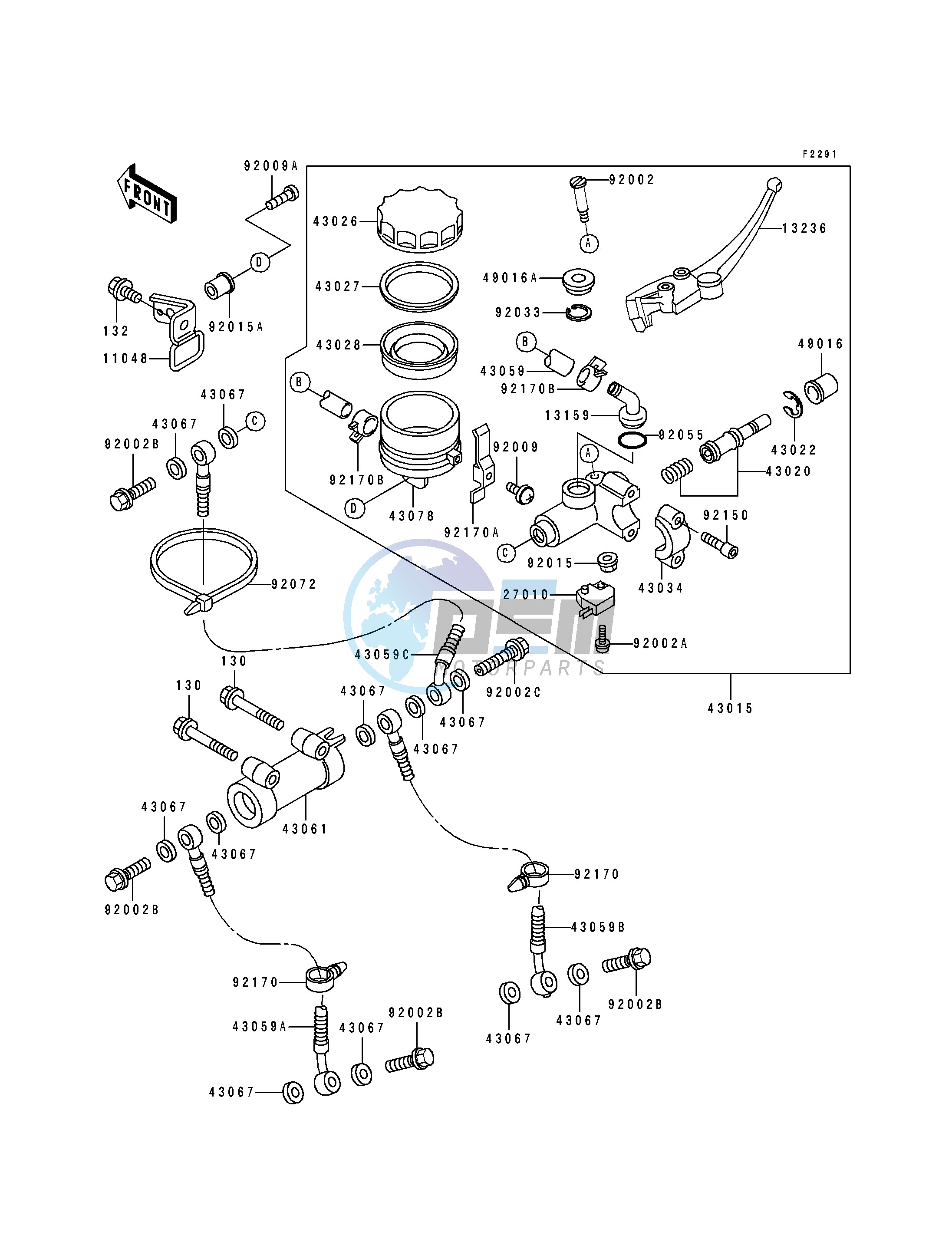 FRONT MASTER CYLINDER