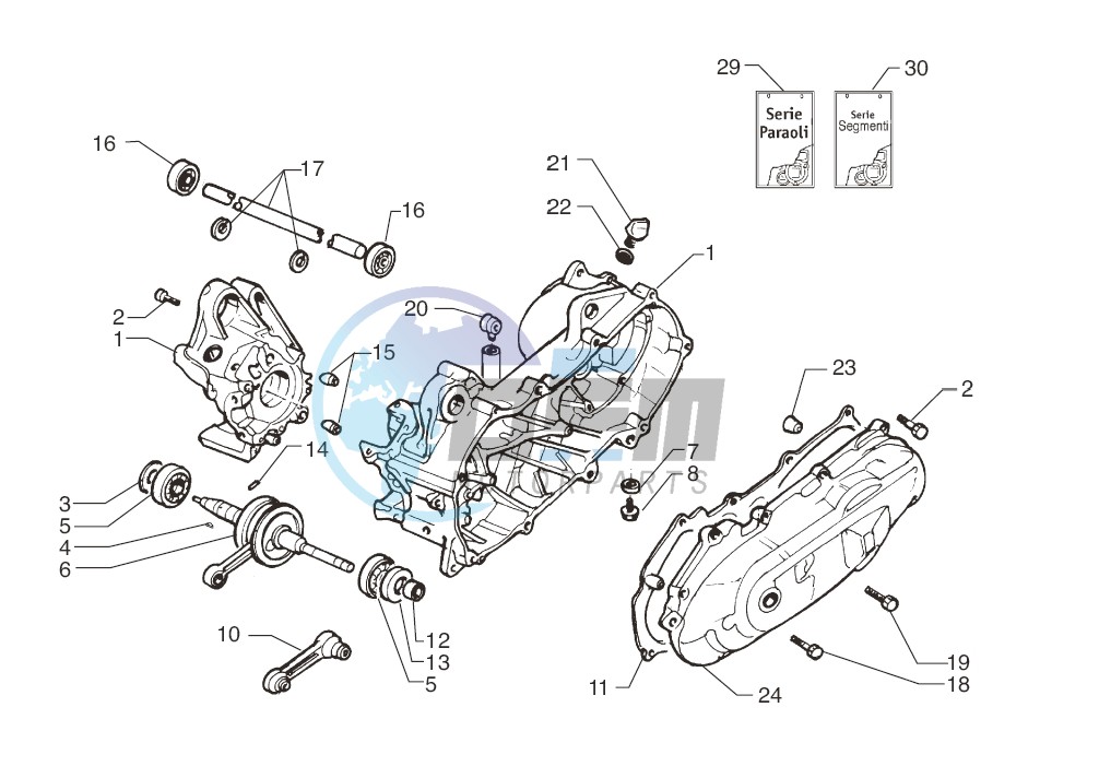 Crankcase – Crankshaft