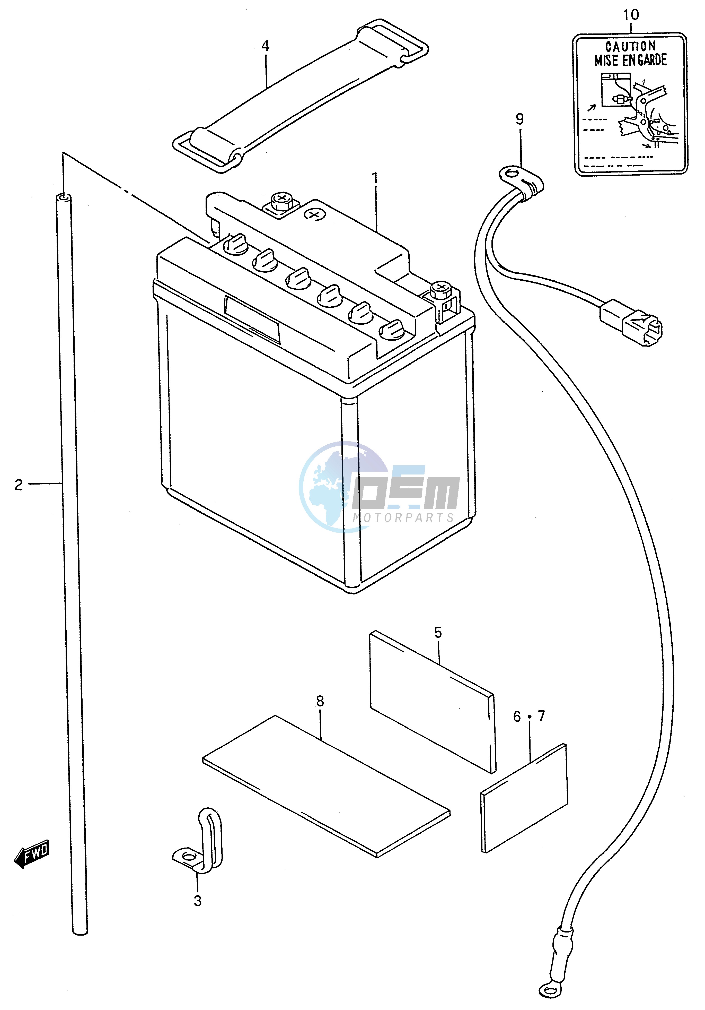 BATTERY (MODEL K L M N P R S T)