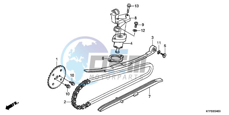 CAM CHAIN/ TENSIONER