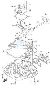 DF 300AP drawing Engine Holder