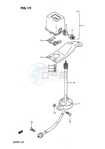 DR200 (E24) drawing TRIP METER (E1,E2)