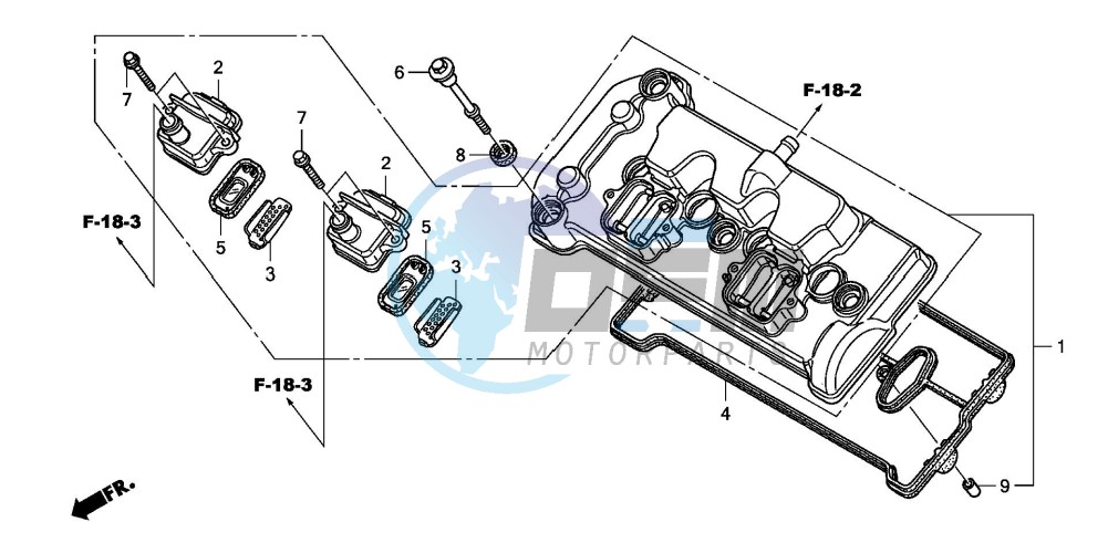 CYLINDER HEAD COVER (CBF600S8/SA8/N8/NA8)