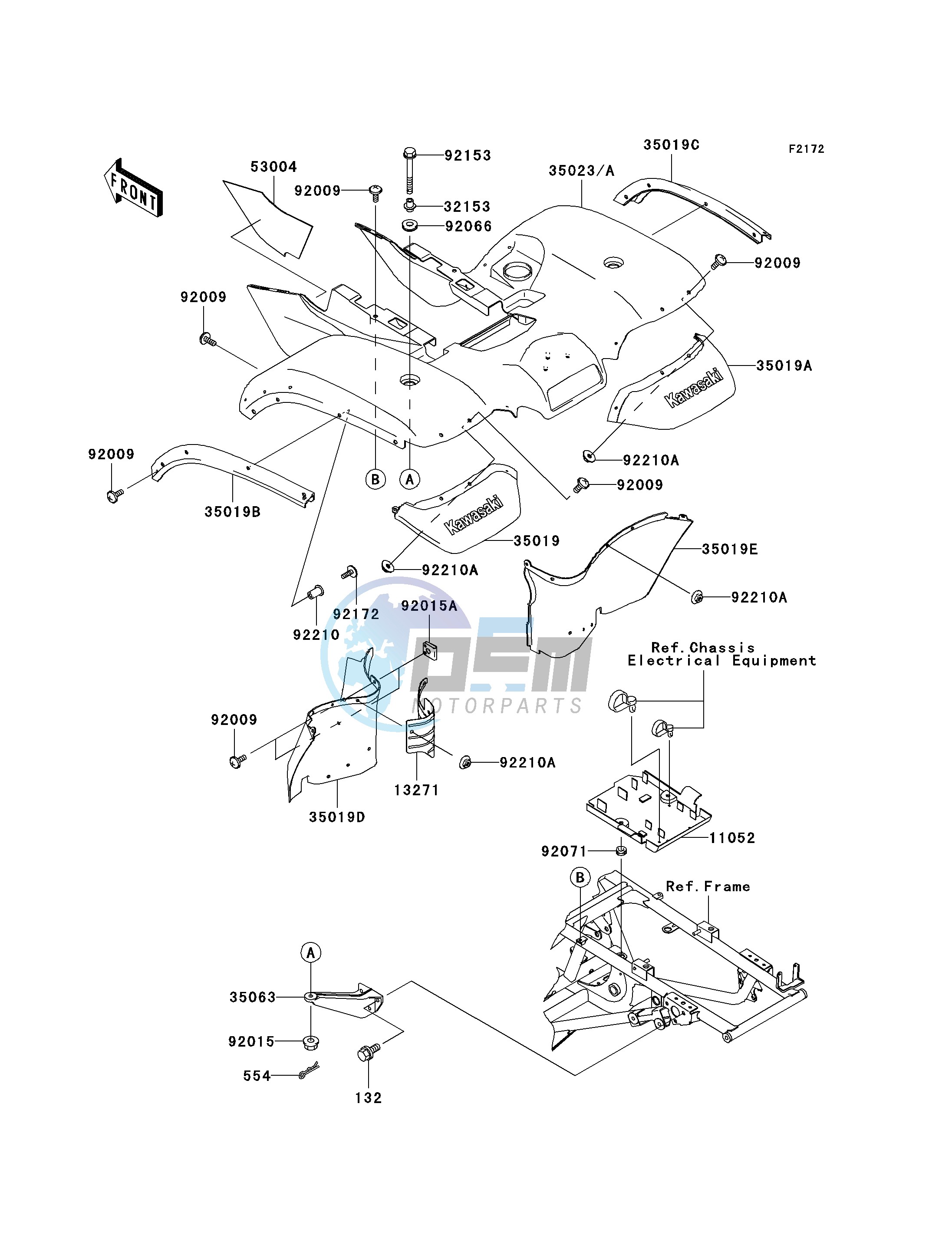 REAR FENDER-- S- -