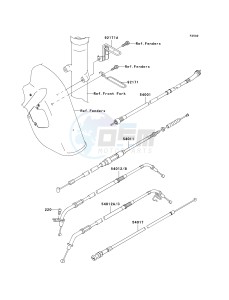 VN 800 G [VULCAN 800 DRIFTER] (E1-E5) [VULCAN 800 DRIFTER] drawing CABLES