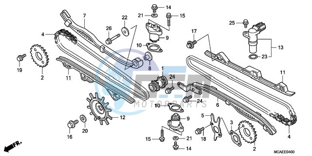 CAM CHAIN/TENSIONER