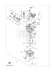 T110C (40B6) drawing CARBURETOR