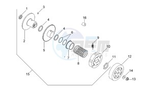 Gulliver 50 Air drawing Carburettor - Oil pump