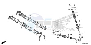 CBR1000RRF Fireblade - CBR1000RR 2ED - (2ED) drawing CAMSHAFT/ VALVE