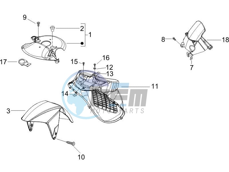 Wheel housing - Mudguard