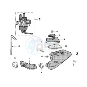 XR6 E2 drawing CARBURETTOR