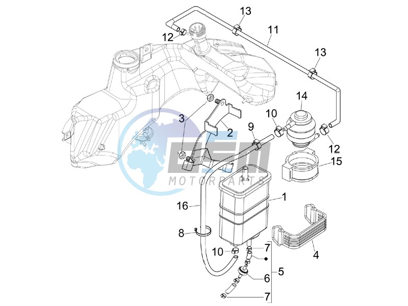 Anti-percolation system