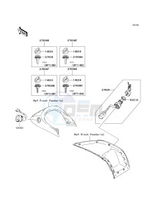 KVF 750 E [BRUTE FORCE 750 4X4I NRA OUTDOORS] (E8F-E9FA) E9F drawing IGNITION SWITCH