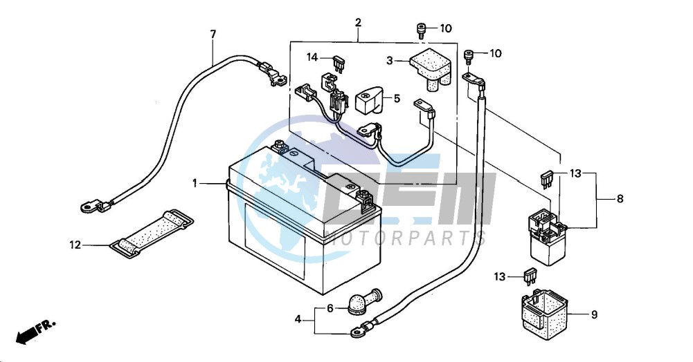 BATTERY (CBR900RRY,1/RE1)