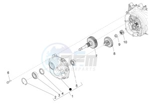 Beverly 350 4t 4v ie e3 Sport Touring drawing Reduction unit