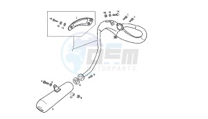 SENDA HYP DRD EVO - 50 CC VTHSR2D1C. EU2 drawing EXHAUST